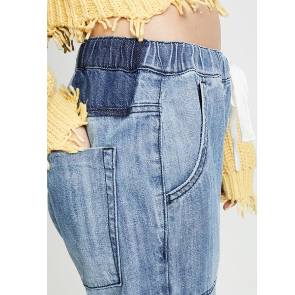 One Teaspoon Shabbies Drawstring Boyfriend Jeans Parachute Dropped Crotch Size M - Picture 14 of 15